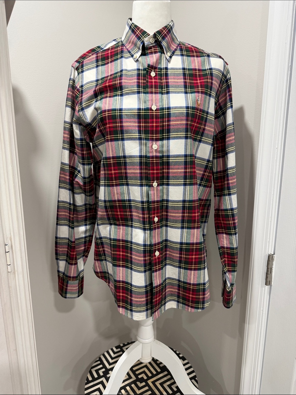 Polo Ralph Lauren Classic Fit Plaid Oxford Shirt